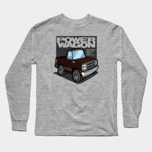 Dark Brown Sunfire - Power Wagon (1980) Long Sleeve T-Shirt